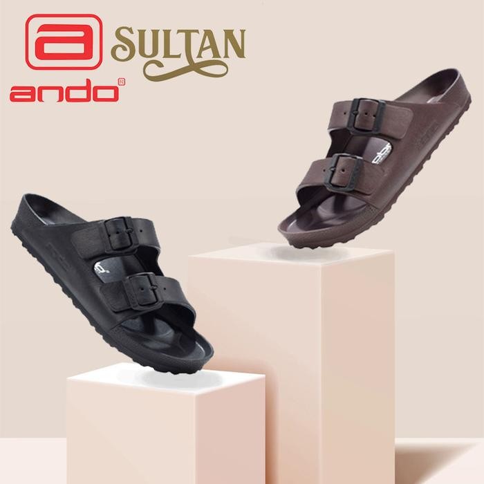 Sandal Selop Ando Original/ Sandal Cowok Selop Ando Sultan / ando sultan