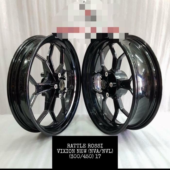 Velg Recing Rossi Rattle Triple Disc Y Vixion New/Nva Nvl Uk350/550-17