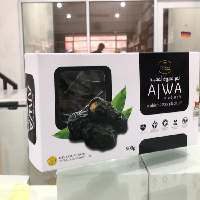 

DISKON Kurma ajwa Qoswa 500gr Kurma ajwah super berkwalitas Biiznillah suda READY STOCK