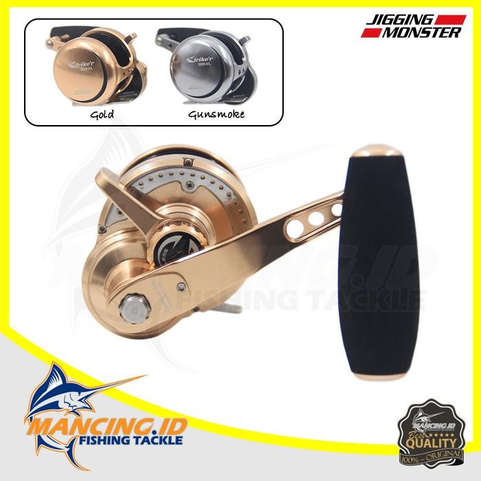 Fishing Reel Jigging Monster STRIKER Narrow Series Reel Overhead OH