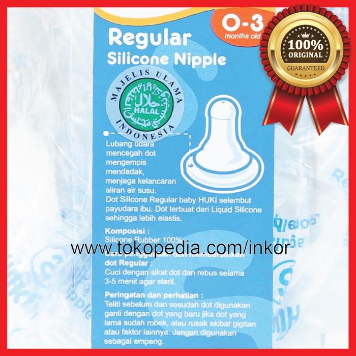 HUKI BABY DOT SILICONE REGULAR DOT BAYI SILIKON S TOPLES 18PCS