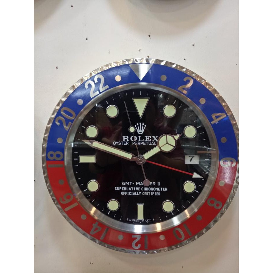 Jam dinding Rolex GMT master