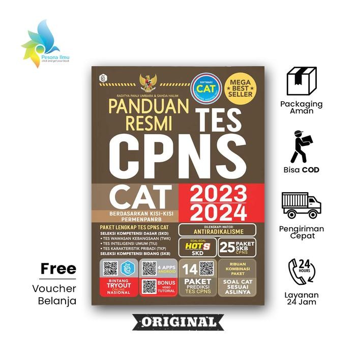 Buku PANDUAN RESMI TES CPNS CAT 2022 2023 2024 - Raditya Panji Umbara CPNS