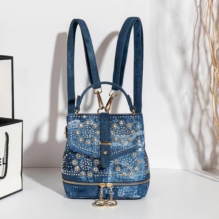 9387-11 Ransel Mini Jeans Wanita Premium Ransel Fashion Premium 9387-11