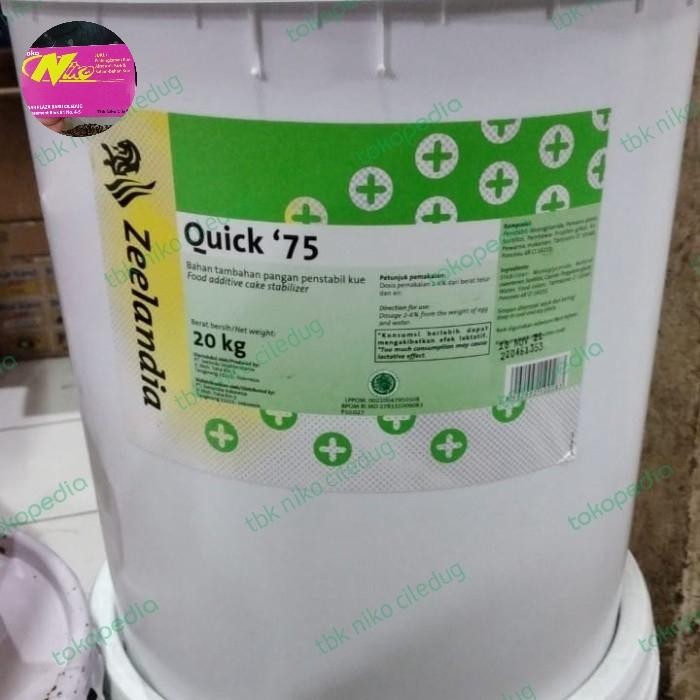 

Quick 75 Zeelandia Pengembang Kue 1 Kg Khusus Grab Dan Gojek