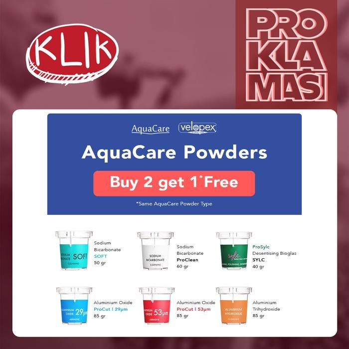 

Klik Dental Aquacare Powder Soft Sodium Bicarbonate