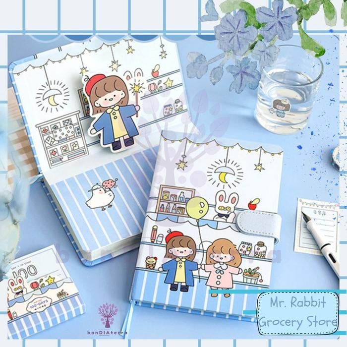 

Bandiaterra Kids Button Hardcover Diary / Buku Catatan Harian Anak Perempuan (6972)