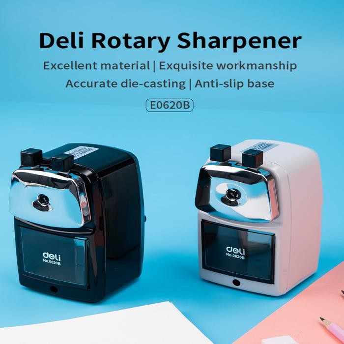 

Deli E0620 Rautan Meja-Metal Rotary Pencil Sharpener