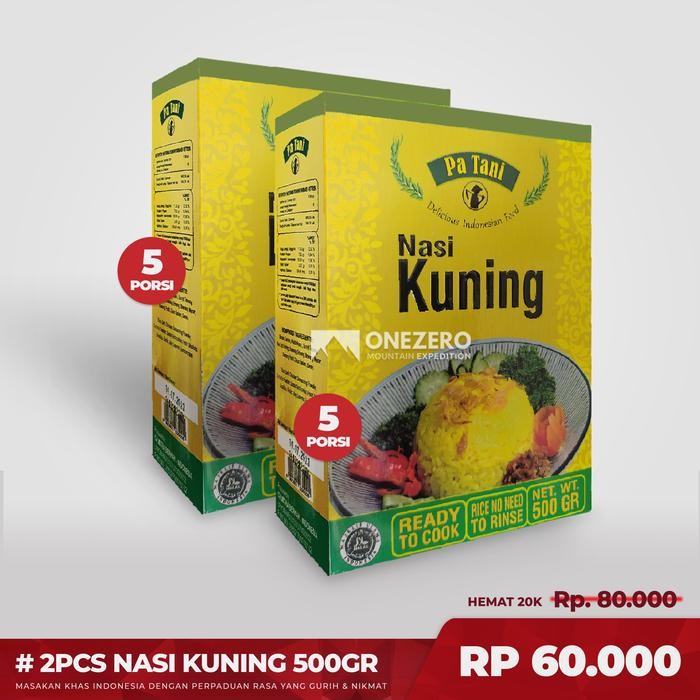 

Diskon! Promo Ransum Nasi Instan Gunung Premium Ready To Cook Makanan Darurat Praktis