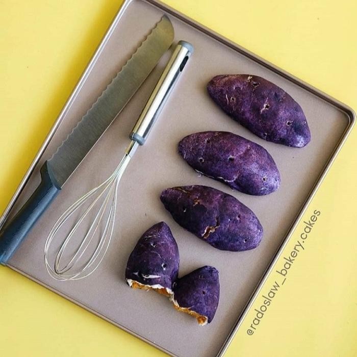 

Diskon! Promo Korean Sweet Potato Bread Roti Ubi Korea Lembut Manis