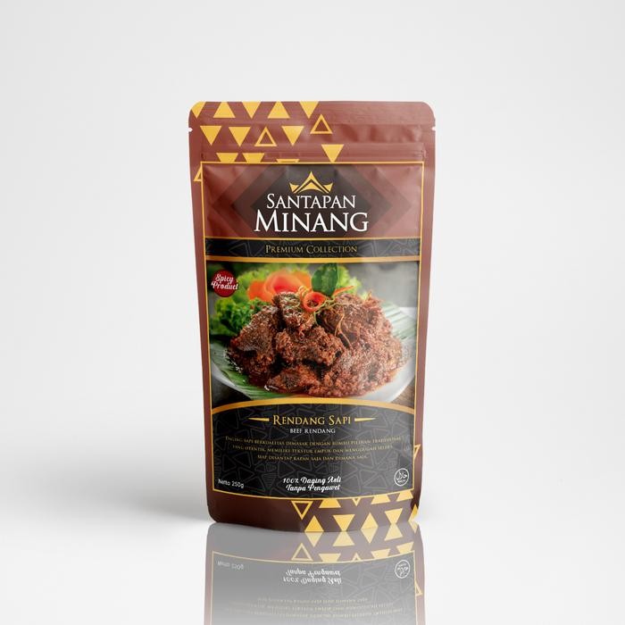 

Diskon! Promo Santapan Minang Rendang Daging Sapi Asli Padang 300Gr Halal