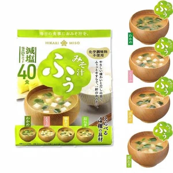 

Diskon! Promo Sup Miso Instan Hikari 4 Porsi Mix Jepang Halal Praktis