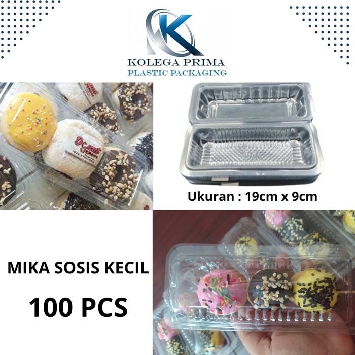 JT MIKA SOSIS KECIL/ MIKA DONAT ISI 3 BENING/ TRAY SOSIS BENING 100PCS