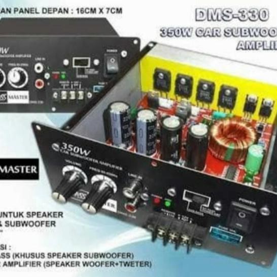 ORI - POWER KIT BASS MONOBLOCK BASS MASTER DMS-330 350W AUDIO MOBIL
