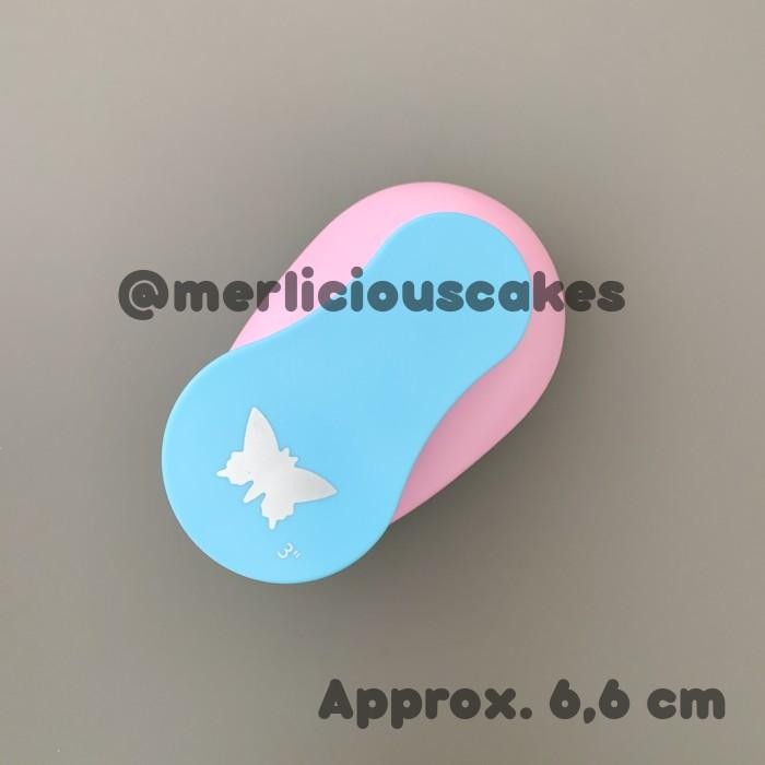 

Butterfly Polos 6,6 Cm Wafer Paper Puncher Pembolong Kertas