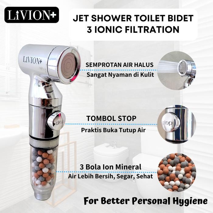 Toto Sanitaary - Jet Bidet Toilet Cebok Filter Ion / Bidet Spray Toilet