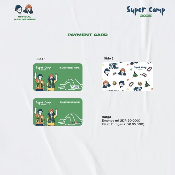 

Promo Terlaris Custom Card - Official Merchandise Super Camp 2025 Ready