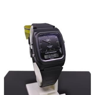 TERLARIS Terjamin Qq Qnq Analog Digital Jam Tangan Gz04J002Y Black READY STOCK