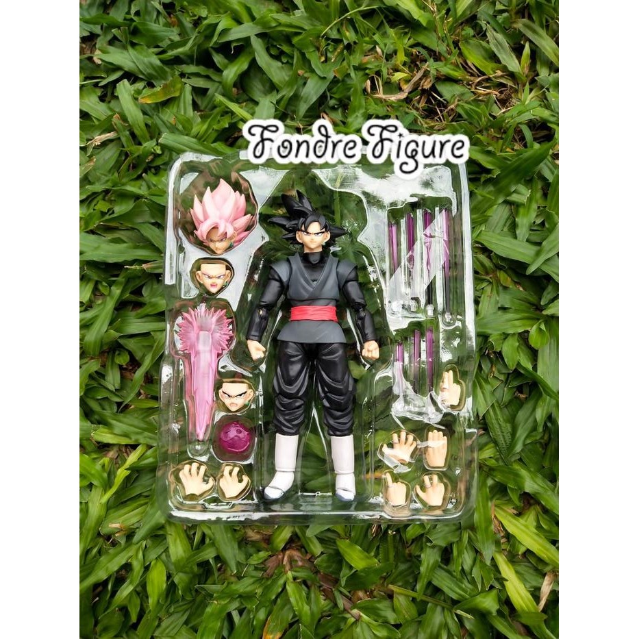 New SHF SON GOKU BLACK ROSE PINK SH FIGUARTS SONGOKU DRAGON BALL Z ACTION FIGURE KWS Ready