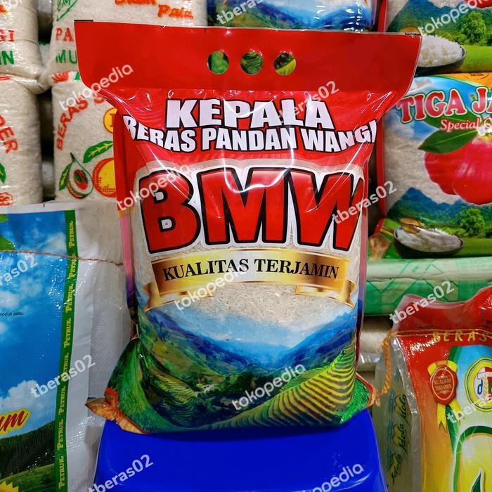 

Sale terbaru kepala beras pandan wangi bmw bungkusan 5kg Ready
