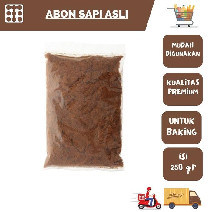 

New ABON SAPI ASLI 250 GR Food Snack Ready