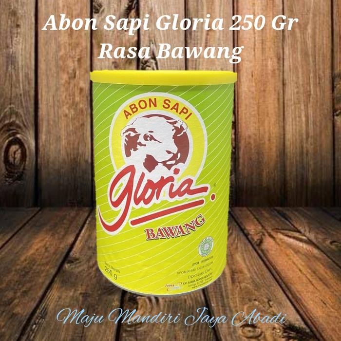 

New Abon Sapi Gloria 250 Gram Rasa Bawang Ready