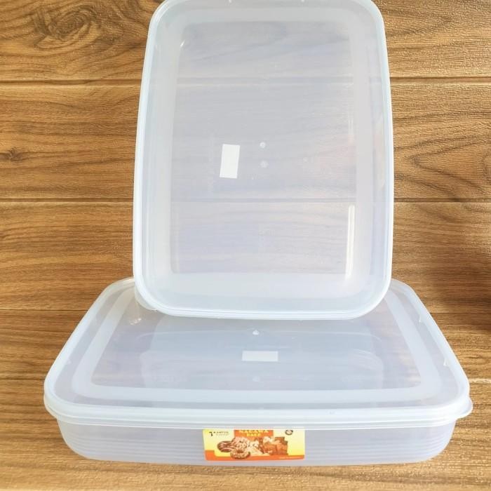 (Allthebest) Nagawa Pack 1900ML Kotak Makanan Plastik Kotak Box Kue Sealware Tantos
