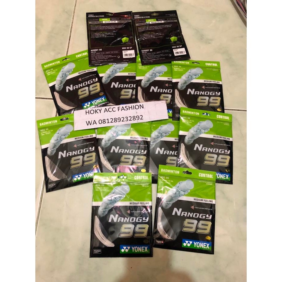 Promo Senar Badminton Yonex Nanogy 99 Original Merk Yonex Sp