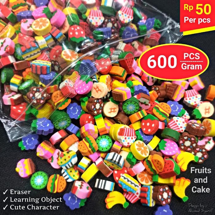 

ID PROMO 600 PCS / 600 GRAM PENGHAPUS MINI KARAKTER - KOLEKSI ATK ERASER PENGHAPUS PENSIL SEKOLAH