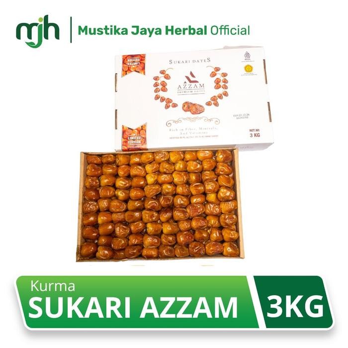 

ORIGINAL Kurma Sukari Azzam Premium 3Kg I Lembut dan Manis Alami READY STOCK