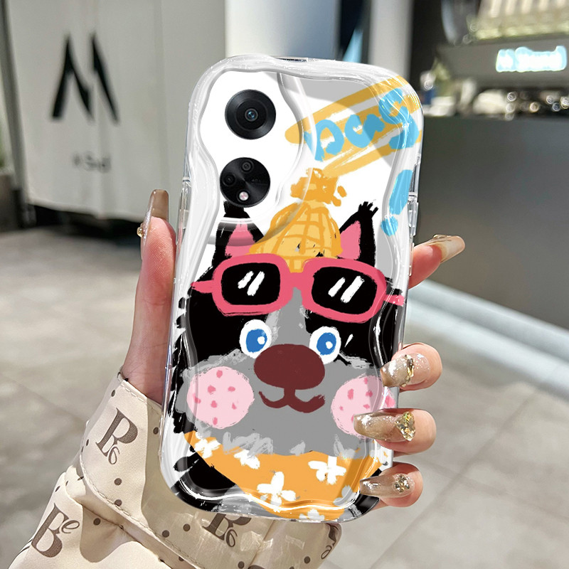 Casing Hp Untuk OPPO A98 5G A1 5G F23 5G Case Mode Puppy Kasing Silikon Softcase Bezel Cesing ponsel