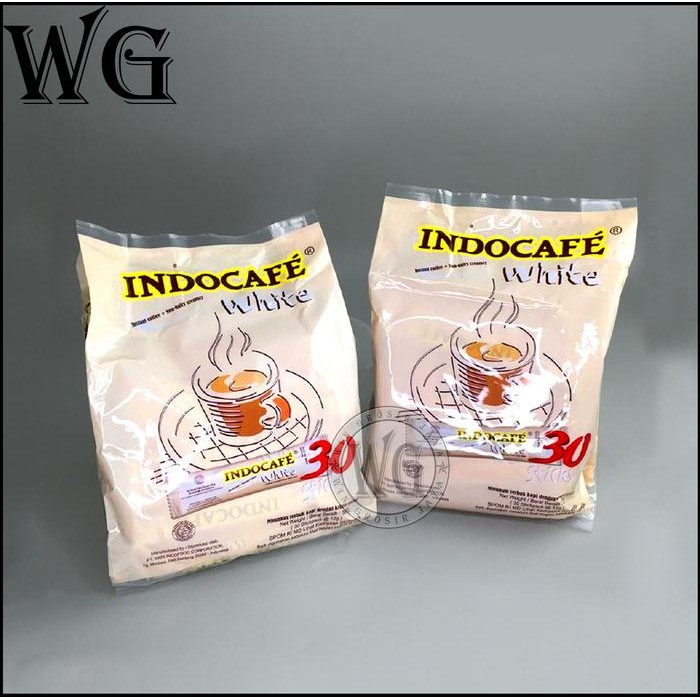 

INDOCAFE WHITE COFFEE 30 STICKS NO SUGAR / KOPI PUTIH BEBAS GULA