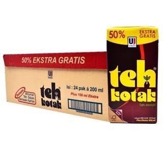 TEH KOTAK ULTRA 300ML EKSTRA - 1 DUS