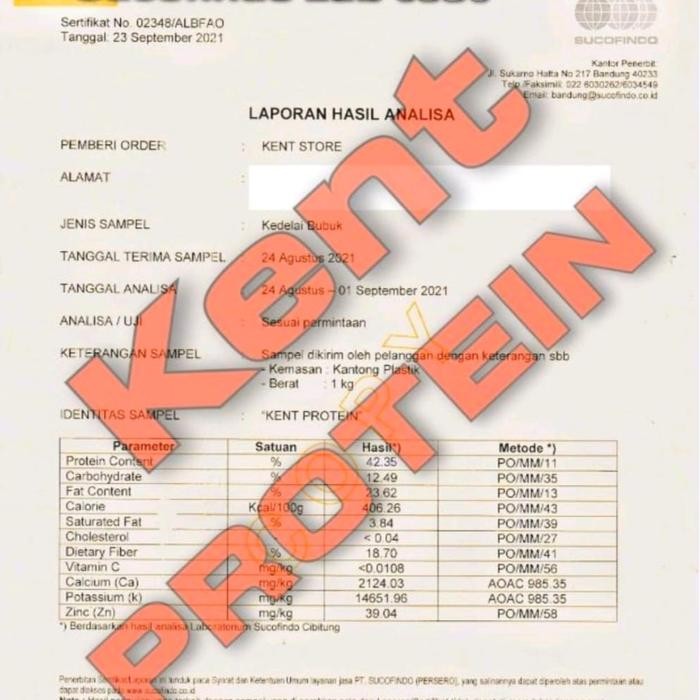 

SUSU KENT PROTEIN BUBUK KEDELAI 20X SAJI TINGGI PROTEIN DAN RENDAH LEMAK NUTRISI TEPAT UNTUK PEMULA