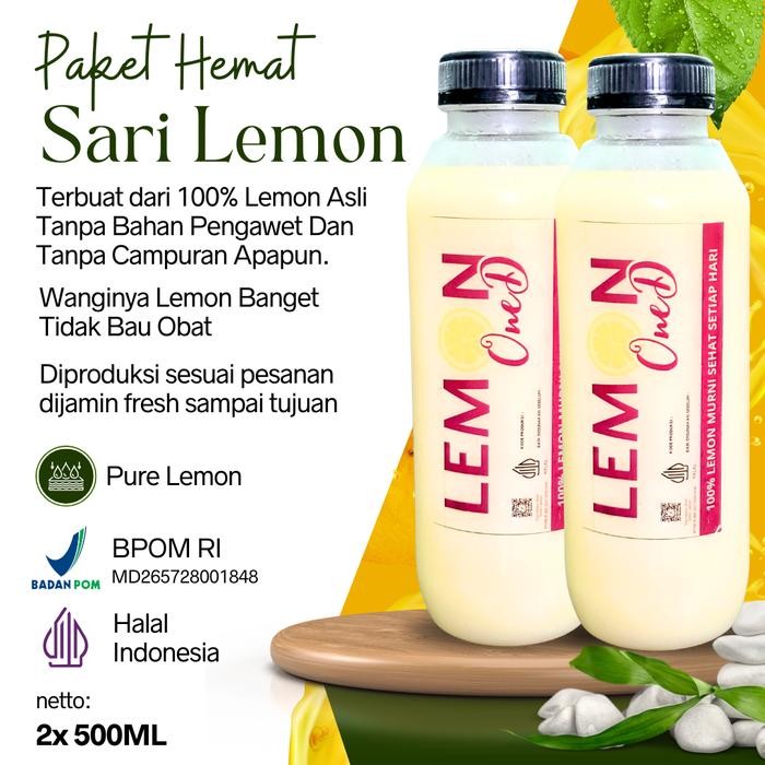 

LEGEND- 2 BOTOL SARI LEMON MURNI JUS DIET ALAMI PREMIUM