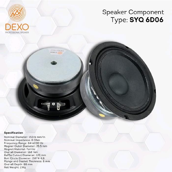 Speaker Dexo 6D06 / Speaker Nulup / Speaker Dexo