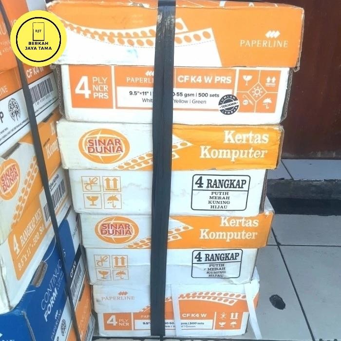 

Kertas Computer 4Ply (K4) 9 1/211 500Shet2000Lbr