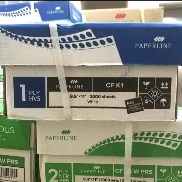 

Kertas Continuous Form 1 Ply Full 9.5" X 11" 2000 Sheets