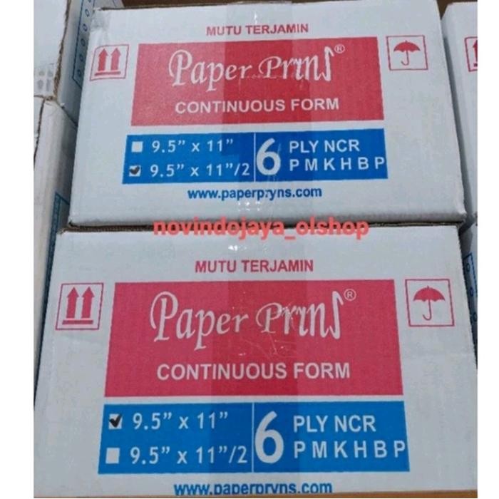 

Continuous Form 6 Ply Paper Pryns Termurah
