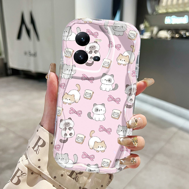 Casing Hp Untuk VIVO V25 5G V25E V21E Y73 2020 Case Kucing mode Kasing Silikon Softcase Bezel Cesing