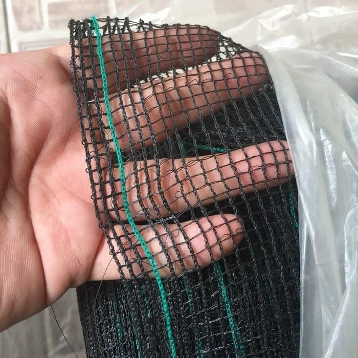 Waring hitam RK double anti geser,waring keramba ikan,harga murah