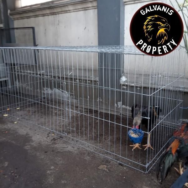 kurungan tenggaran umbaran ayam jago/bangkok bahan besi galvanis asli