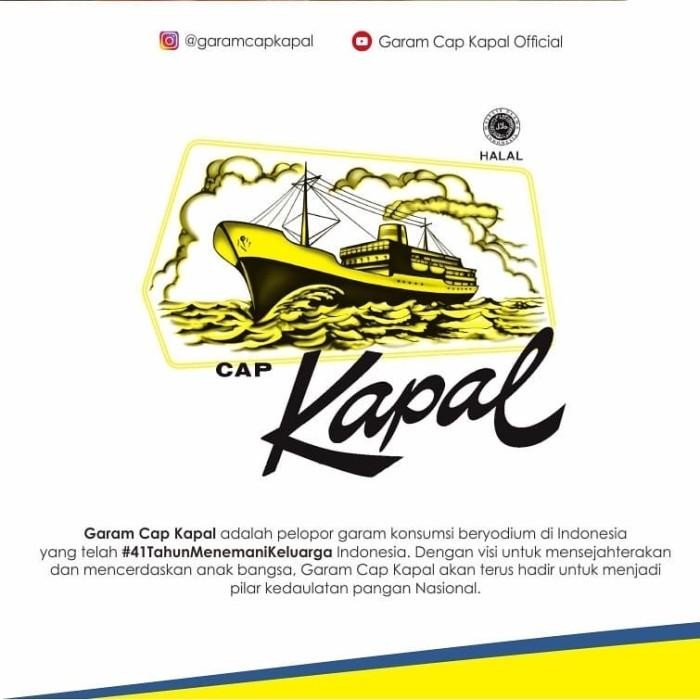 

(Allthebest) Garam Kapal 250gr Garam Murni Cap Kapal Pure Salt