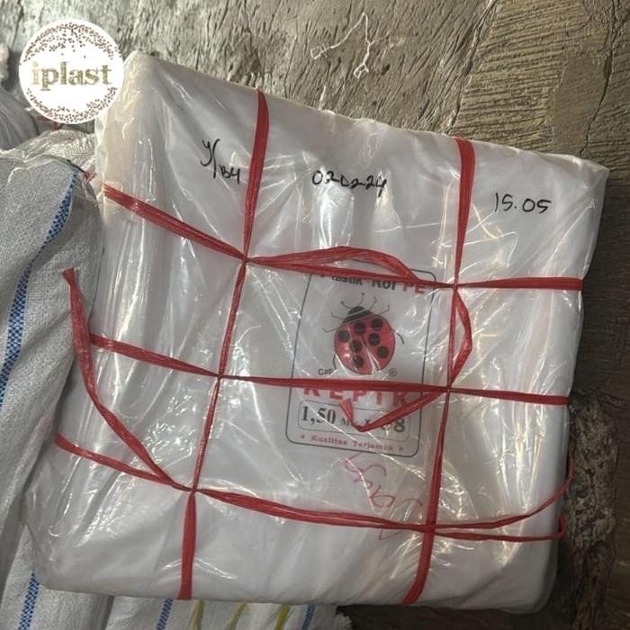 

Plastik PE Bening 150 X ROL X 008 KEPIK