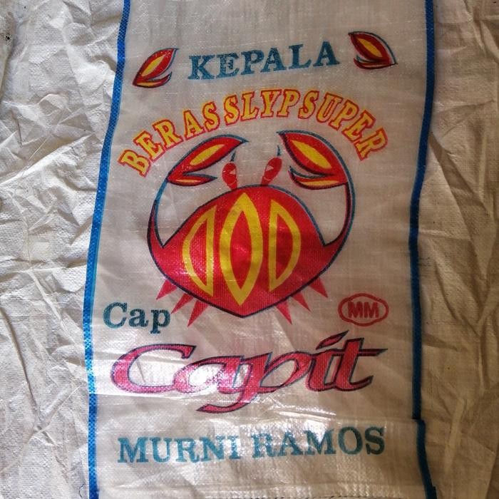 

karung transparan/bening 20 kg cap capit MINIMAL ORDER 5