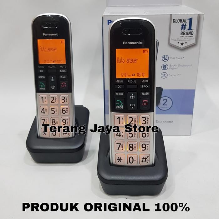 TeleponWirelessPanasonicKX-TGB812Pesawat TeleponPanasonicTGB812