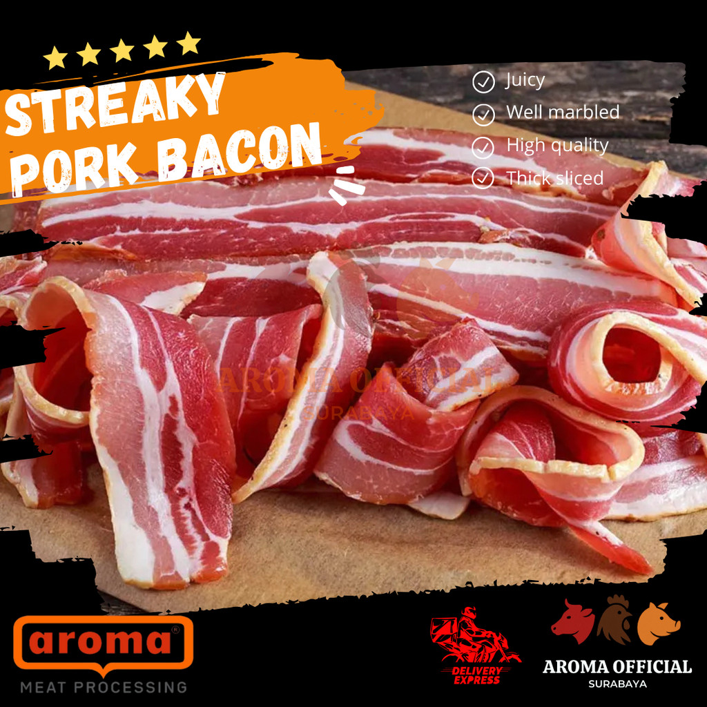 

AROMA Pork Streaky Bacon Frozen