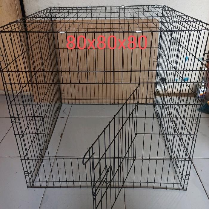 murah kandang jemur ayam jago bangkok lipat ukuran 80x80x8/