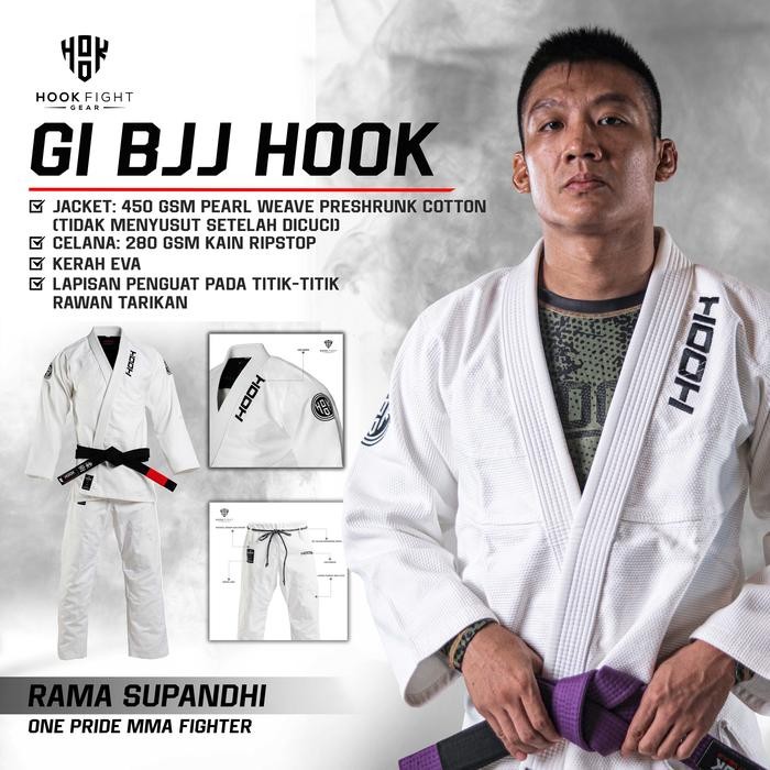 Gi Jiujitsu Hook Fight Gear, BJJ GI Hook, Jiujitsu Gi, Gi BJJ Hook