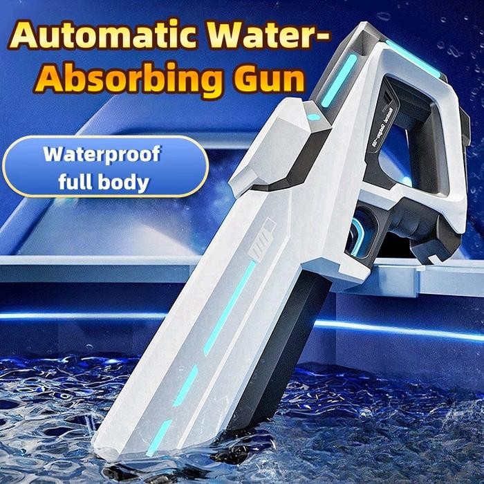 Playgro Funkids - Pistol Air Yang Menyerap Air Yang Terus-Menerus, Pistol Air Otomatis Yang